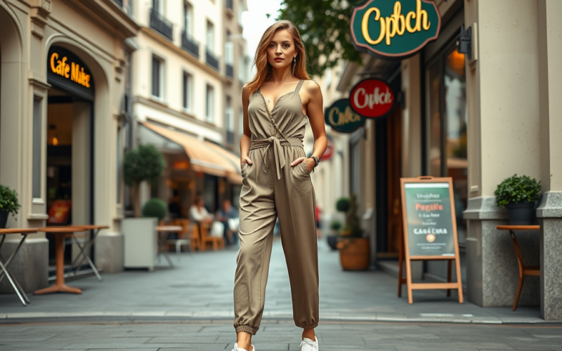 limohireleicester.com | Casual chic: sneakers combineren met een jumpsuit